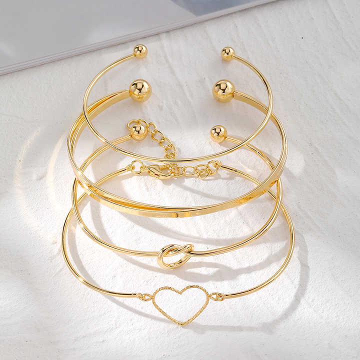 مجموعة من 4 قطع من المجوهرات النسائية - 4pcs/Set New Trendy Women Jewelry