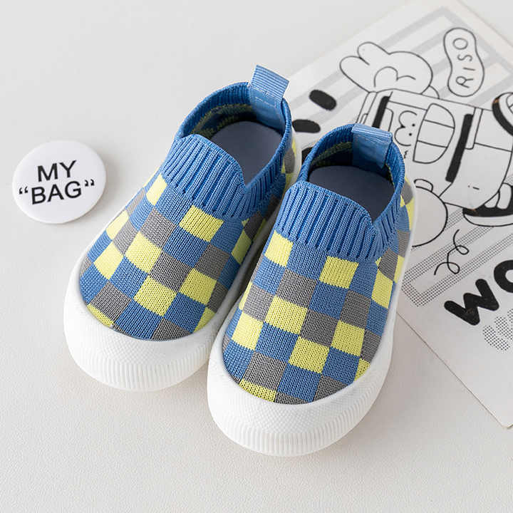Girls' soft cotton flat shoes 