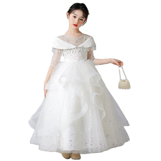 ulle Baby Girl Dresses Baby-فساتين بناتي من التول المخرز
