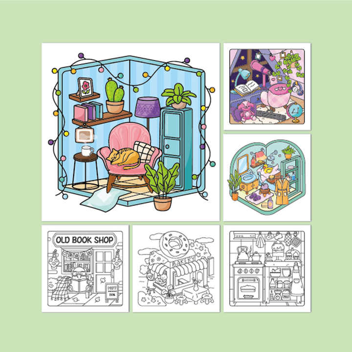 Relaxing Coloring Book 