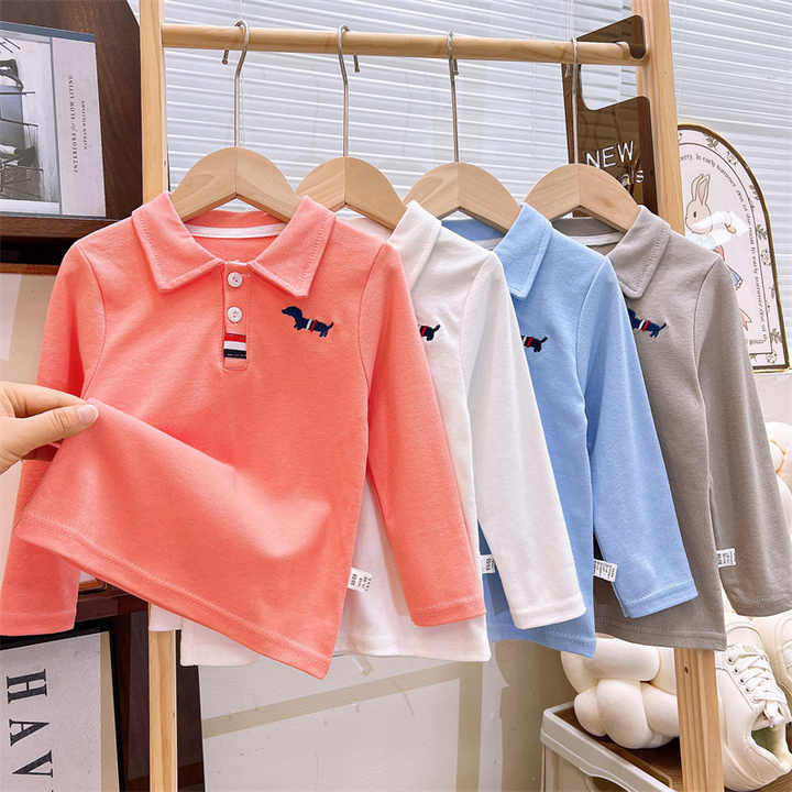 Pure cotton long sleeve children's t-shirt, 