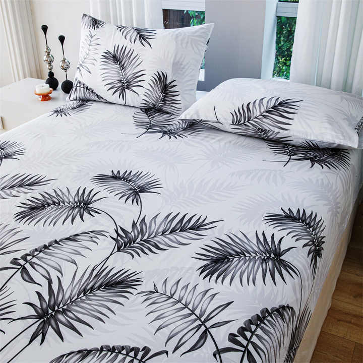 Plant Flowers Printed Bed Sheet New Low Order Bedding Sets 