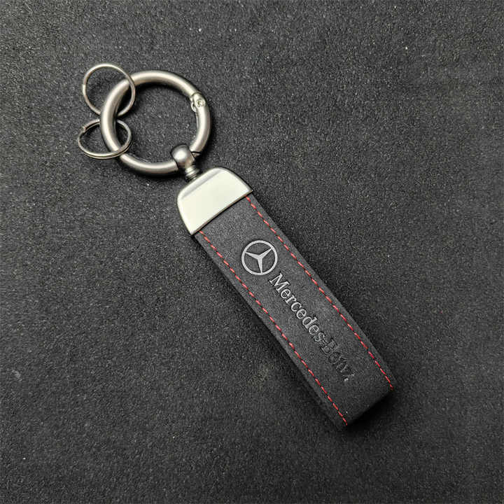 Wholesale Car Accessories Luxury Brand Car Logo Swedish Key Lanyard Key Ring for M AMG Sline BMW Mercedes Benz Toyota 