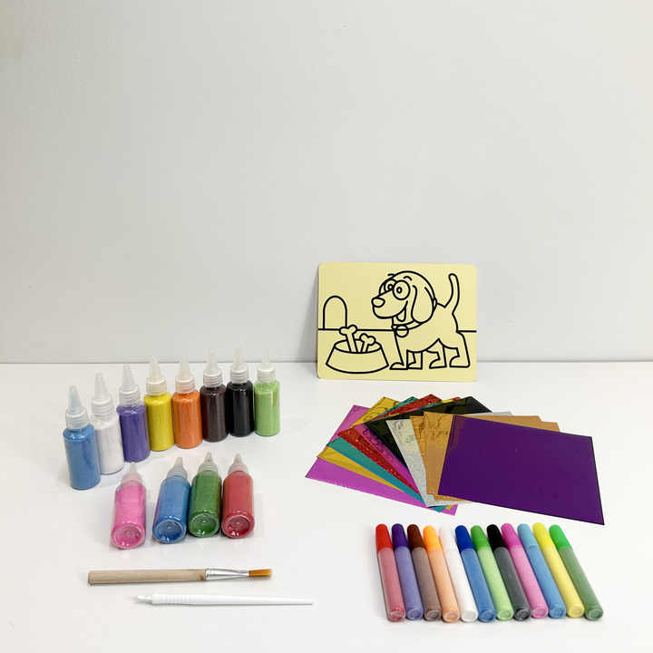 بطاقات رسم رملية العاب تعليميه