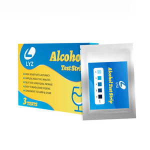 Alcohol Test Strips for Saliva, Breast Milk, Urine 
