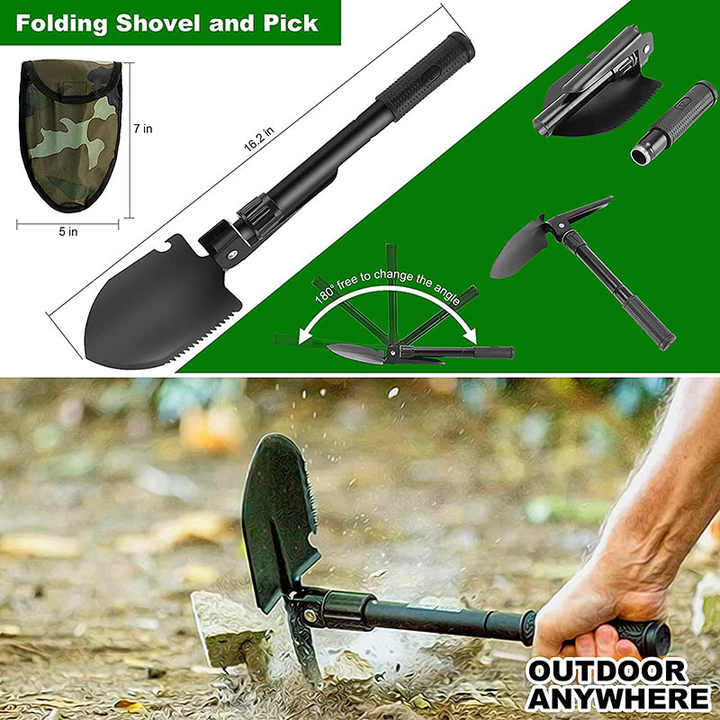 Outdoor Camping Equipment, Multifunctional Survival . معدات تخييم خارجية، مجموعة أدوات بقاء متعددة الوظائف، تسلق