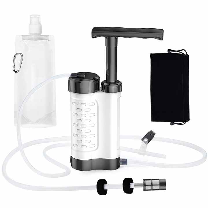 Camping Water Purifier, Emergency Survival Water Filter 