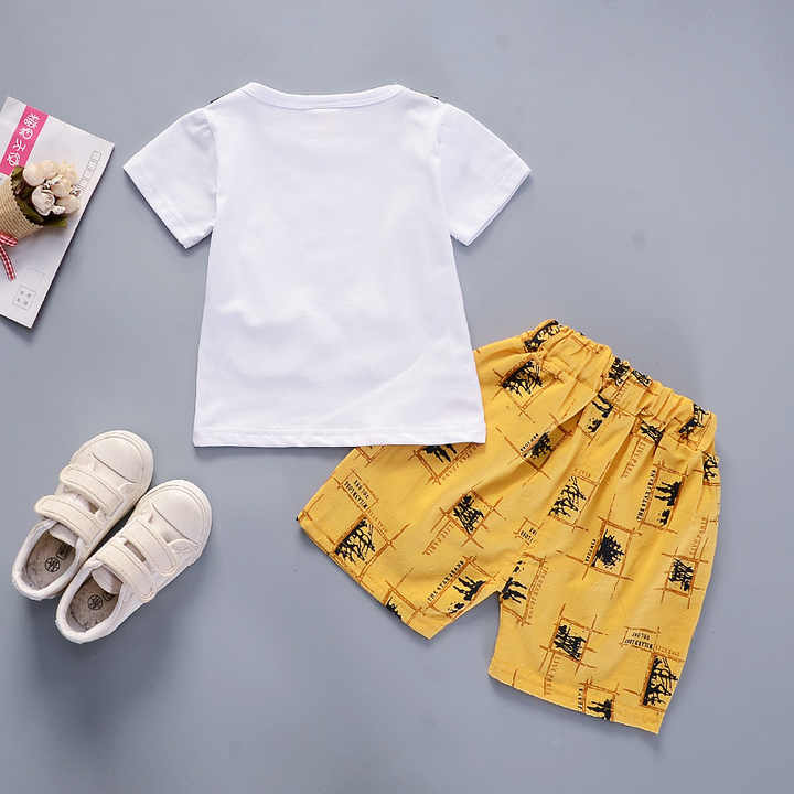 Dropshipping Fashion Baby Boy Clothes Sets Kids Summer 