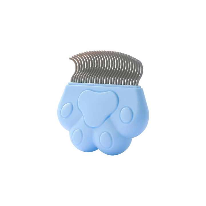 مشط استمالة الكلاب من السيليكون الفاخر ، أداة . Premium Silicone Dog Grooming Comb, Effective Hair