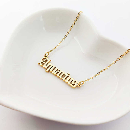Aquarius necklace