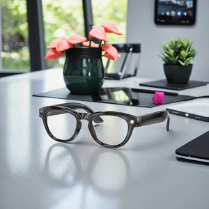 نظارات ذكية نسائية للبلوتوث مع كاميرا آي فون نظارات قراءة متوافقة مع الكاميرا Women's Bluetooth Smart Glasses with iPhone Camera Reading Glasses Compatible with Camera