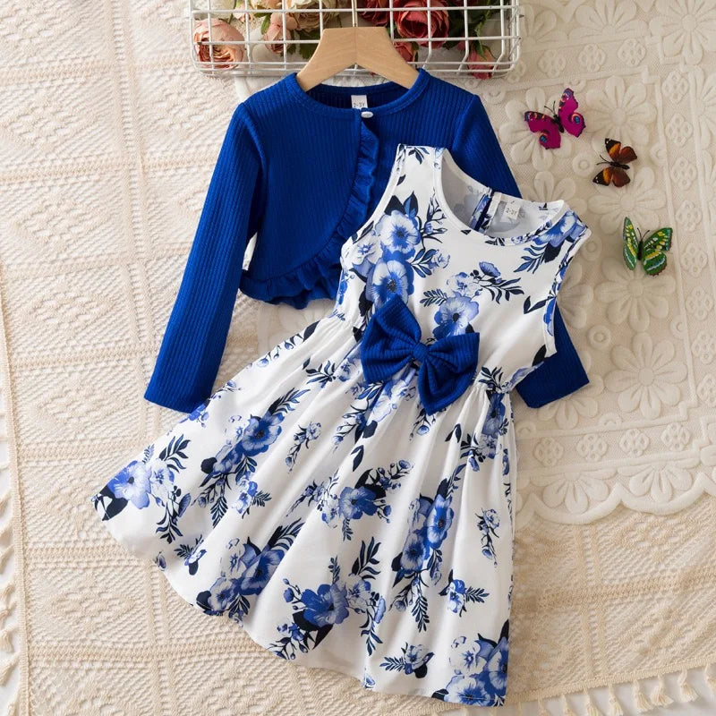 Elegant girls' outfits, dresses