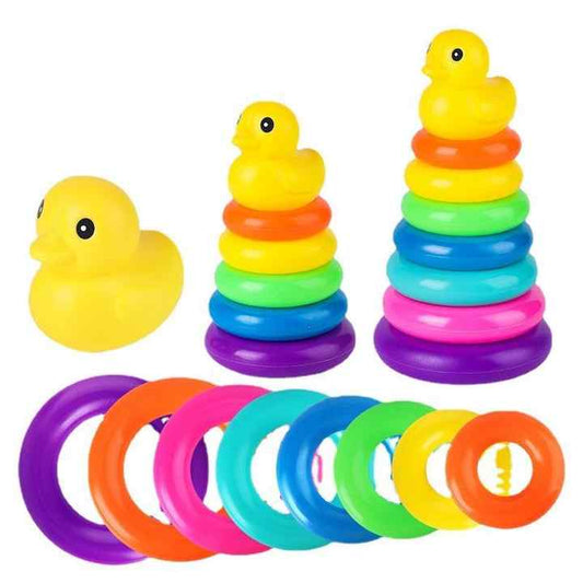 لعبة دائرية ملونة للتكديس من أجل التعليم المبكر بسعر الجملة Colorful Circle Stacking Toy for Early Education Wholesale Price