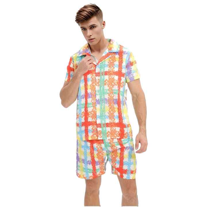 طقم بيجام شورت للرجال