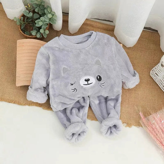 Winter Baby Boys Girls Pajamas - بيجامات شتوية للأولاد والبنات
