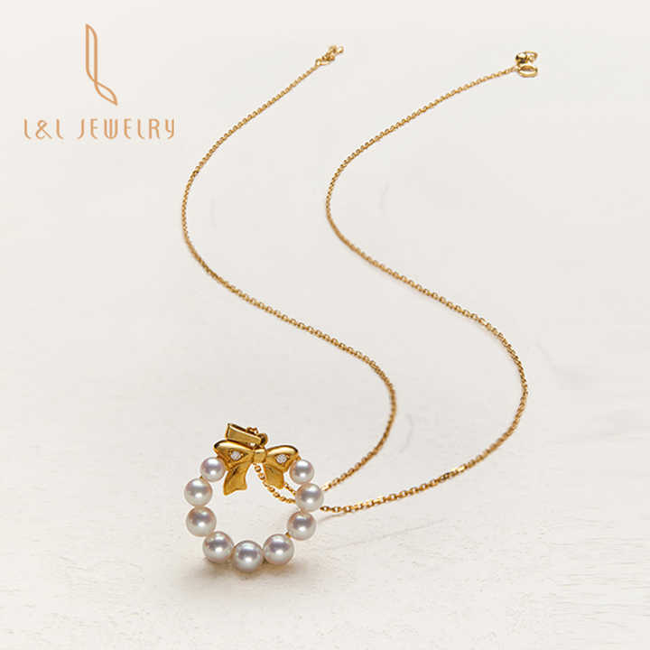 pearl diamond necklace 