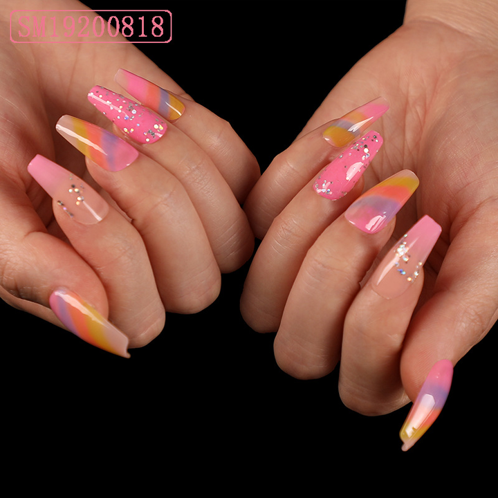 &nbsp;Hot Sale Luxury Designed -أظافر صناعية قصيرة
