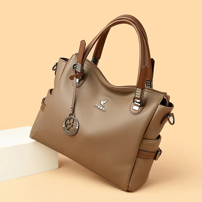 Women's Casual Leather Shoulder Bag 