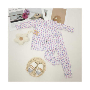 Boys and girls sleepwear, children's sleepwear for rest and nap, cotton pajama set 