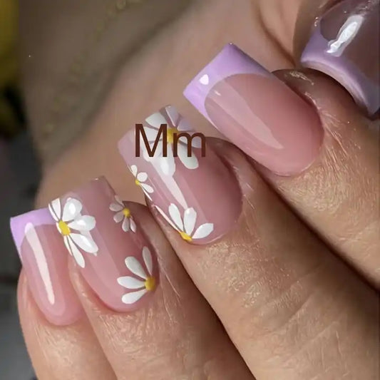 French nails - hand nails 