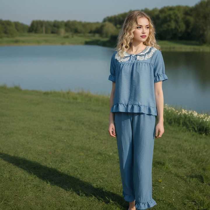 Women's spring and summer pajamas