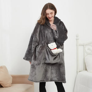 Large winter jacket - fitness training suit 