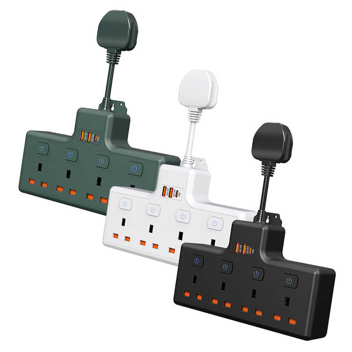 High quality support Q3.0 and PD power board socket for mobile phone fast charging wall mounted plug sockets 