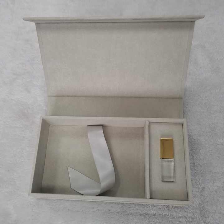 Custom Velvet USB Photo Box for 4x6 5x6x8 