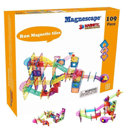مجموعة ألعاب ماجنيسكيب المغناطيسية الأكثر   Best Selling Magnescape Magnetic Toy Set, 109 Pieces