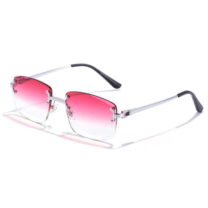rimless glasses 