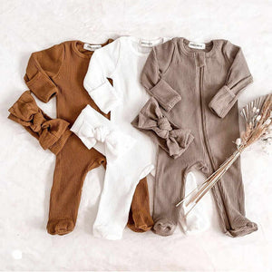 Baby Boys Girls Long Sleeve Knitted Romper 