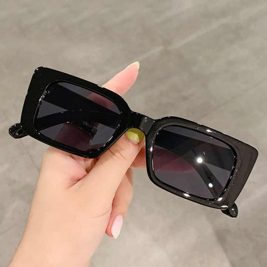 Square Frame Sunglasses-حماية من الأشعة فوق البنفسجية فئة 3، نظارات شمسية نسائية