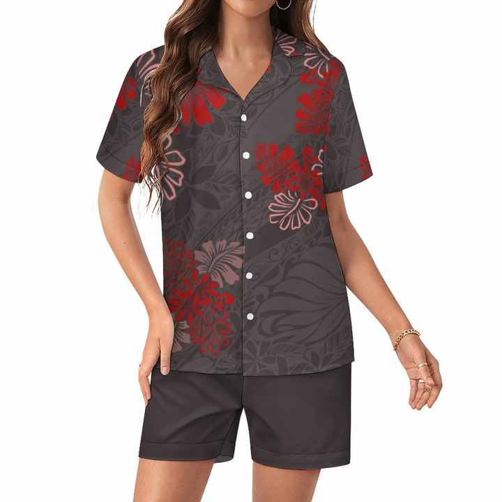 Hot Sale Fall New Hibiscus Flowers- بيجامات زهور