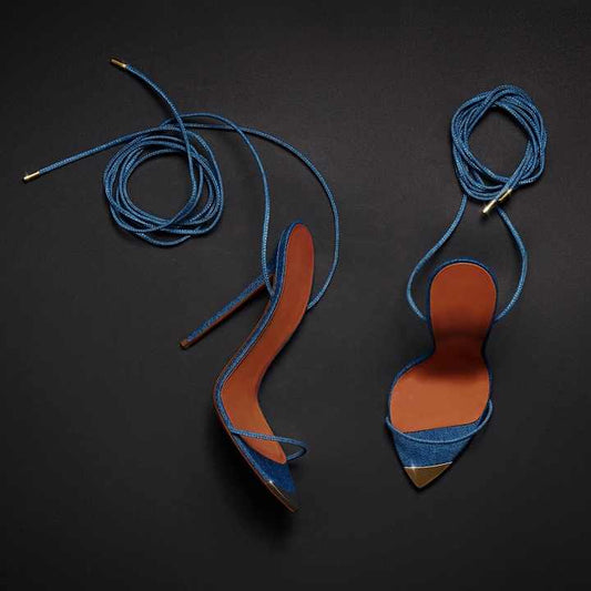 Women's high heel strappy heels 