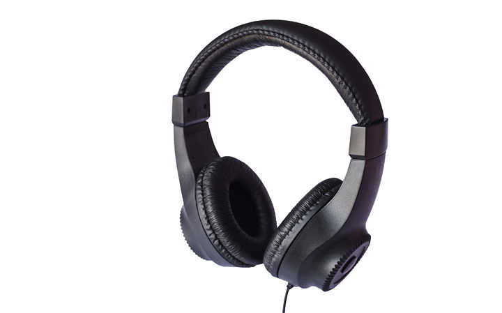 electronic device headset . سماعة جهاز إلكتروني