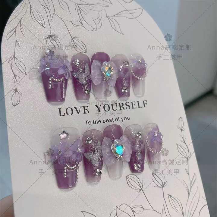 أظافر أكريليك اصطناعية  artificial acrylic nails