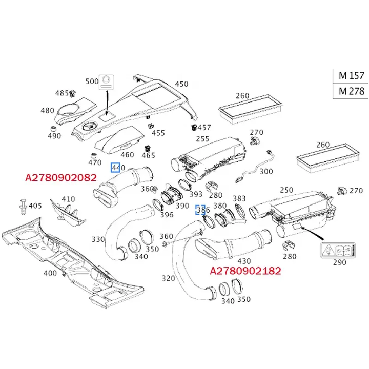 Mercedes air intake 