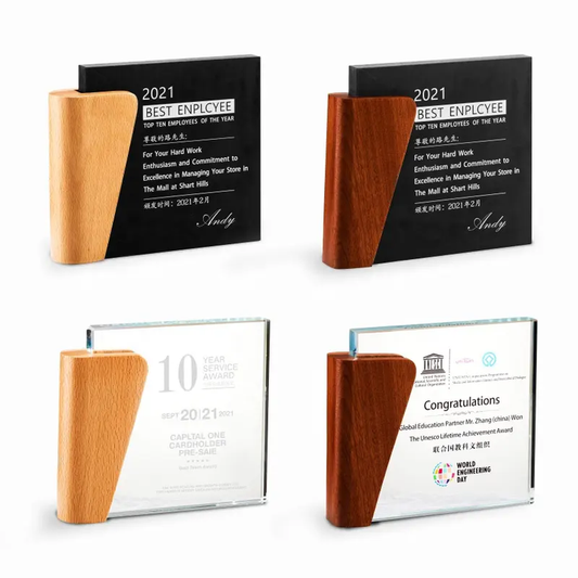 HDW Factory Wholesale Blank Wooden - درع خشبي فارغ