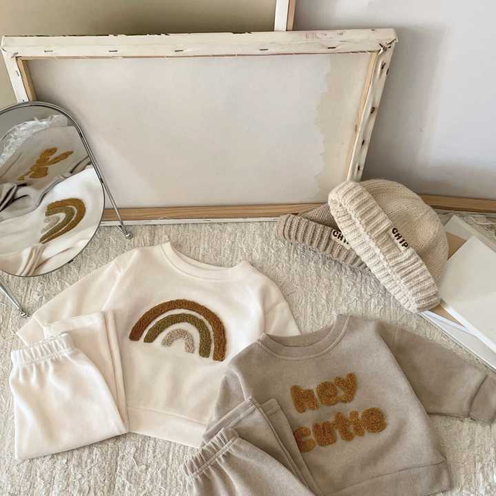 2pcs Baby Clothing Sets: Baby Boys Cotton Blend Spring 