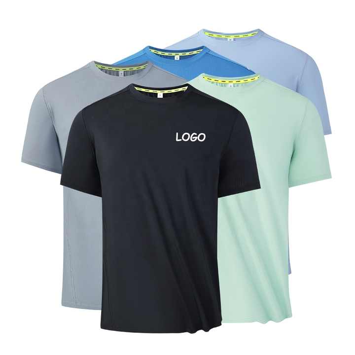Men's High Neck Designer T-Shirt 