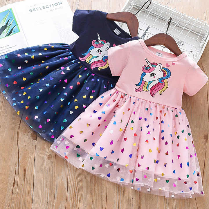 فستان صيفي أنيق للبنات فستان جديد صيفي للبنات الصغيرات سترة أميرات تنورة تنورة بحمالات  Elegant Summer Dress for Girls New Summer Dress for Little Girls Princess Jacket Skirt Suspender Skirt