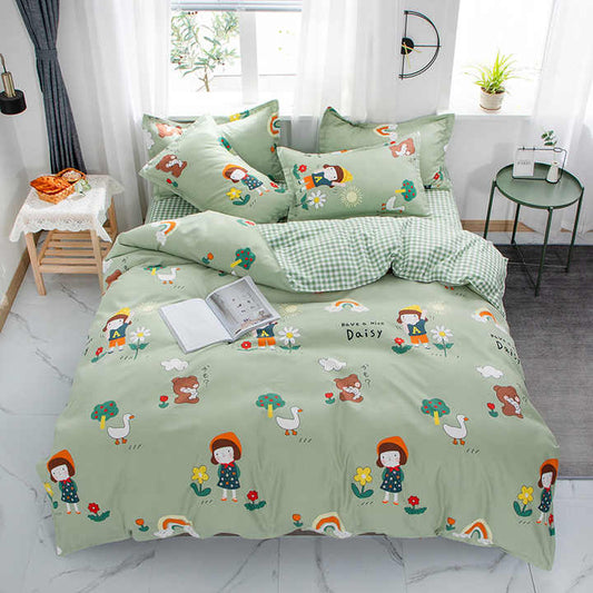 European style jacquard boutique cotton bed sheets king 