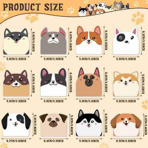 Cute Puppy Dog Animal Shape Sticky Notes Office 
