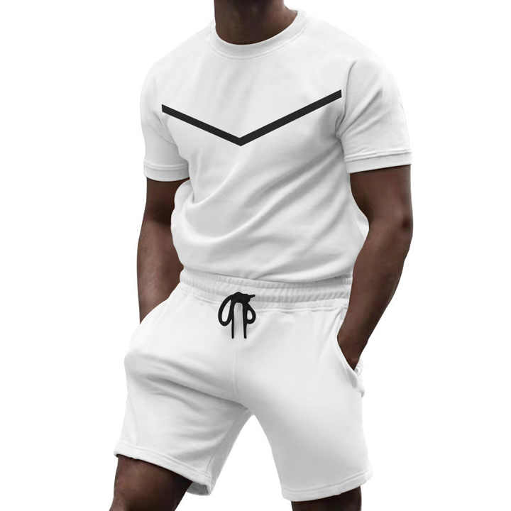 Stylish men's summer sportswear set 