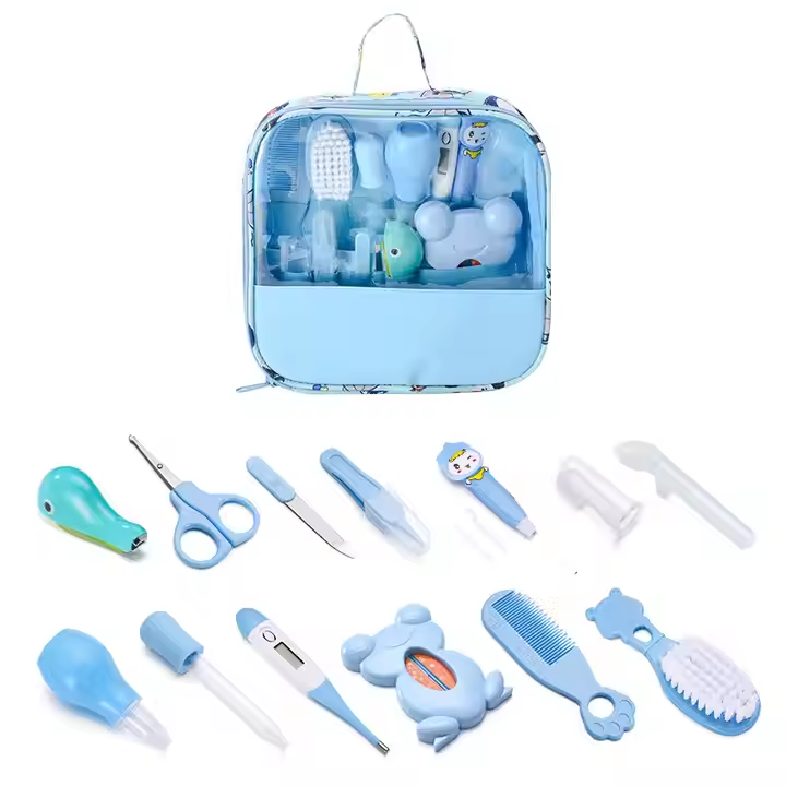مجموعة رعاية الطفل 13 قطعة من مجموعة رعاية الطفل مع مشط لحديثي الولادة 13 Piece Baby Care Set Baby Care Kit with Comb for Newborns