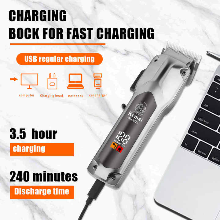 Cordless electric hair clipper