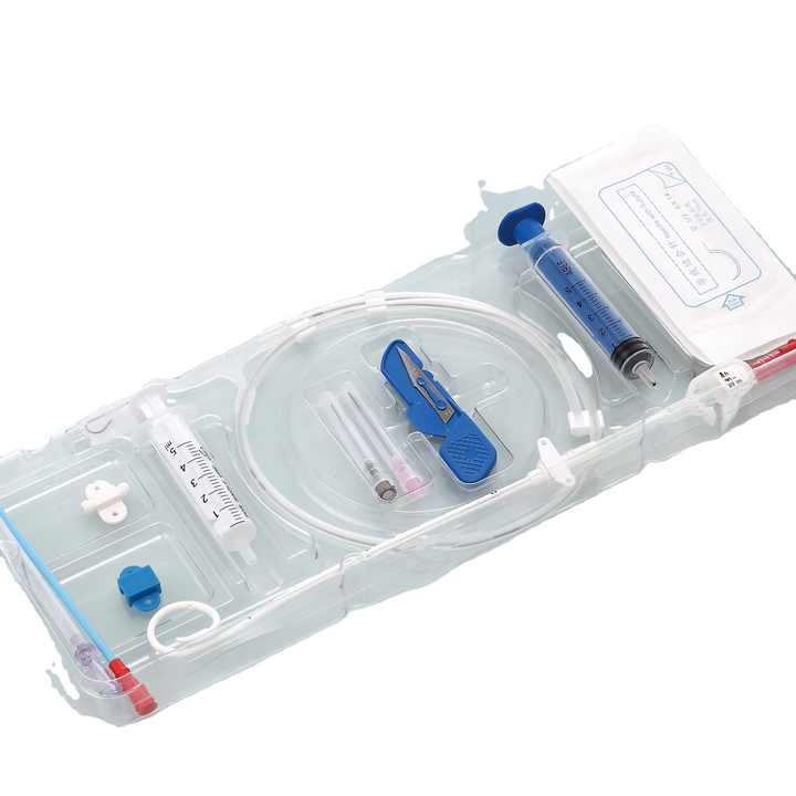 Disposable Straight/Pigtail Medical Drainage Catheter Kit 