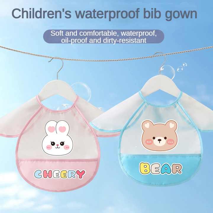 Children's clothing, children's food bib, waterproof 