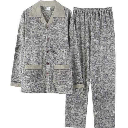 شعار مخصص ملابس الرجال مجموعة منامة قطن