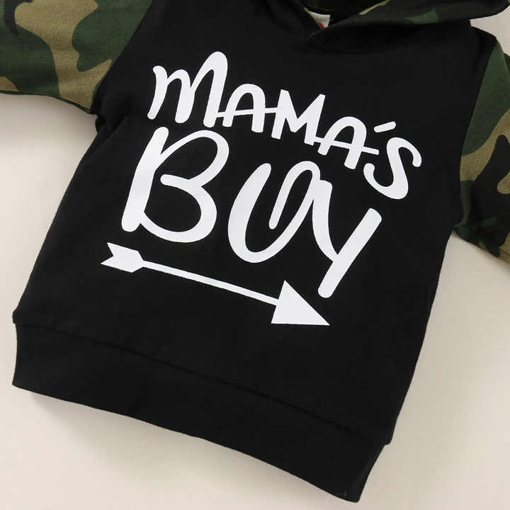 Boys' pants long-sleeved clothing set 